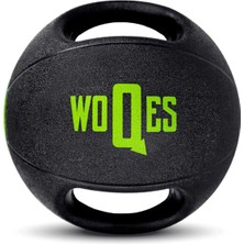 Woqes Çift Tutacaklı Slam Ball Ağırlık, Sağlık Topu 7 kg