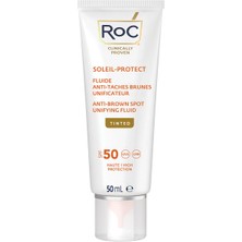 Roc Soleil-Protect Anti-Brown SPF50+ Leke Karşıtı Renkli Güneş Kremi 50 ml