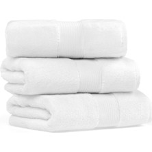L’appartement Alston Fibroluxe® White Pamuklu Tekli El Havlusu 30 x 50 cm