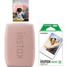 Fujifilm Instax Mini Link 3 Pembe Akıllı Telefon Yazıcısı ve 10'lu Mini Film