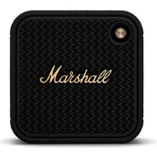 Marshall Willen Iı Siyah ve Pirinç Bluetooth 5.1 17 Saat Çalma Süresi IP67 Su/toz Geçirmez Taşınabilir Hoparlör