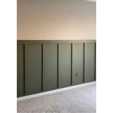 Empressco Iskandinav Duvar Çıtası 1 Paket(10 Adet) 100×8 cm Dekoratif Mdf Duvar Çıtası Duvarçıta