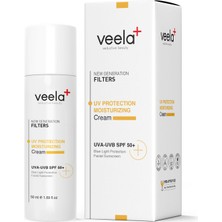 Veela Uv Protection & Mousturizing Cream SPF50+ Yüksek Koruma ve Nemlendirici Etkili Güneş Kremi  50 ml