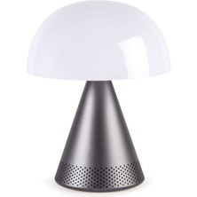 Lexon Mina Gri Büyük Boy LED Lamba ve Bluetooth Hoparlör
