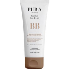 Pura Just for Purity Premium Geniş Spektrumlu SPF50+ Bb Güneş Koruyucu Krem 75 ml