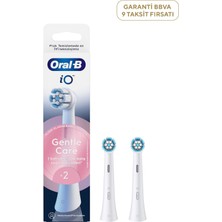 Oral-B Io Gentle Care Beyaz 2'li Diş Fırçası Yedek Başlığı