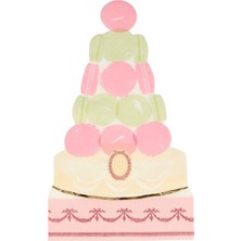 Meri Meri Ladurée Paris Makaron Piramit 16'lı Kağıt Parti Peçetesi