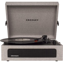 Crosley Voyager Gri Bluetooth Alıcılı ve Taşınabilir Plakçalar Pikap