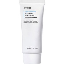 Rovectin Aqua Soothing Sun Cream SPF50+ Pa++++ %100 Fiziksel Mineral Filtreli Stres Önleyici Güneş Kremi 50 ml