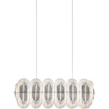 Fiordlys Gümüş Linear LED Sarkıt Avize