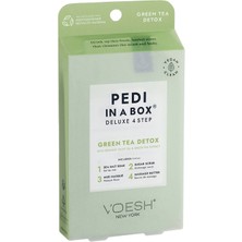 Voesh New York Pedi In A Box Deluxe Yeşil Çay Detox 4 Adımlı Pedikür Seti