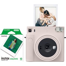 Fujifilm Instax Sq1 Beyaz Fotoğraf Makinesi + 10'lu Kare Film