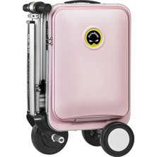 Airwheel SE3S Pembe Kabin Boy Elektrikli Binilebilir Scooter Valiz