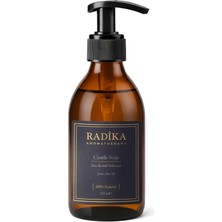 Radika Aromatherapy Sade Cam Şişe Doğal Sıvı Kastil Sabun 250 ml