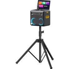 Ikarao Partybox Hoparlör Standlı Break X2 300W Karaoke Bluetooth Hoparlör Seti