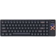 Iqunix MAGI65 Pro Shadow Black Rgb Kablosuz Hotswap Mekanik Gaming Klavye