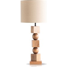 Pinot Interior Poly Lamp Ahşap Abajur