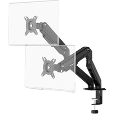 Esranın Dünyası Çift Kol Amortisörlü Monitör Standı, 17-32 Inch Uyumlu
