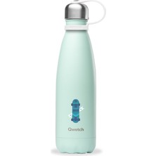 Qwetch QK9009 Kids Isı Yalıtımlı Kaykay Desenli Termos 500 ml