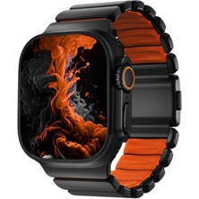 Bikordon Titaflex Apple Watch Ultra Uyumlu Torch Titanyum Akıllı Saat Kordon