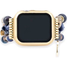 Gwelry Lacey Stretchy 42/49 mm Apple Watch Uyumlu Kadın Akıllı Saat Kordon