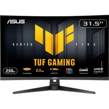 Asus Tuf VG32VQM5B 31.5" 250Hz 0.5ms Fhd Adaptive Sync Fast Va Kavisli Gaming Monitör