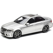 GT Spirit 1:18 2007 Mercedes Benz C63 Amg Silver Model Araba