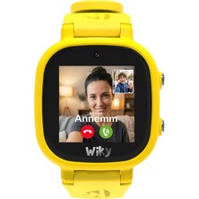 Wiky Watch Sarı 5e Esim'li Görüntülü ve Sesli Arama Akıllı Çocuk Saati
