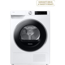 Samsung DV90DG6845LEAH A+++ Beyaz Çamaşır Kurutma Makinesi 9 kg