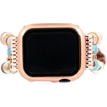 Gwelry Helen Stretchy 42/49 mm Apple Watch Uyumlu Kadın Akıllı Saat Kordon
