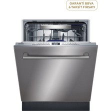 Siemens SN45EY01NT IQ500 Gri Ankastre Bulaşık Makinesi
