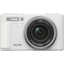 Yashica City 100 Beyaz Dijital Fotoğraf Makinesi