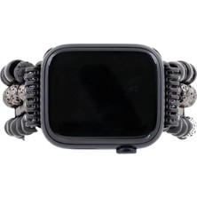 Gwelry Nero Stretchy 42-49 mm Apple Watch Uyumlu Erkek Akıllı Saat Kordon