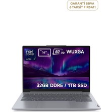 Lenovo Thinkbook 14 G7 Iml Intel Core Ultra 7-155H 32GB Ram Ddr5 1tb SSD 14" Wuxga 60Hz IPS Freedos Laptop 21MR0050TRV2