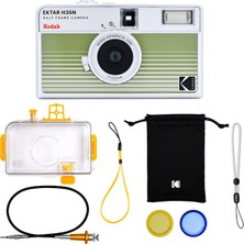 Kodak Ektar H35N Çizgili Yeşil 35MM Filmli Fotoğraf Makinesi Premium Paket