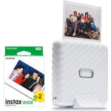 Fujifilm Instax Wide Link Beyaz Akıllı Telefon Yazıcısı ve 20'li Film