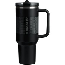 Stanley Quencher Protour Flip Straw Tumbler 1,18L Paslanmaz Çelik Malzeme ile Taşınabilir Siyah