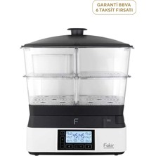 Fakir Premium Steam LCD Ekranlı Buharlı Pişirici + Pirinç Kasesi 11 Lt