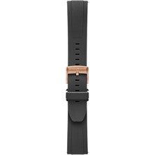 Pininfarina Hibrit Siyah 22 mm Akıllı Saat Kordon