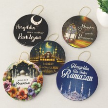 Gees Global Büyük Yuvarlak Epoksi Ramazan Kapı Süsü