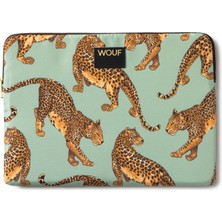 Wouf Emerald Leopard Desenli 13" 14" Laptop Kılıfı