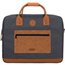 Cabaia Londres Messenger 15'' Gri Unisex Laptop Çantası