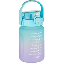 Esranın Dünyası 1000 ml Motivasyon Matarası, Pipetli ve Pipetsiz Kullanım