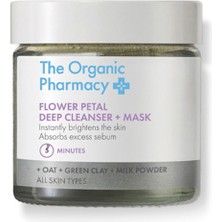 The Organic Pharmacy Flower Petal Deep Cleanser + Mask Derin Temizleyici & Aydınlatıcı Yüz Maskesi 40 ml