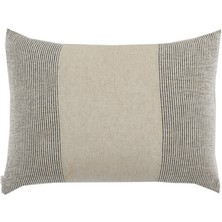 Buldan's Korfu Siyah Detaylı Yastık Kılıfı 35X55 cm