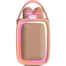 Mobility on Board Singy Party Pembe Karaoke Bluetooth Hoparlör