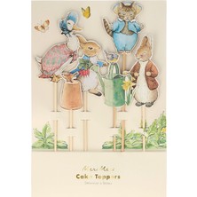 Meri Meri Peter Rabbit & Friends 6'lı Pasta Süsü