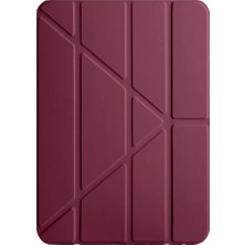 Gees Global Huawei Matepad Pro 12.2 2025 Kalemlikli Mars Tablet Kılıfı - Mürdüm