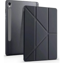 Gees Global Samsung Galaxy Tab S10 Fe Plus 13.1 Kalemlikli Mars Tablet Kılıfı - Siyah