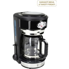 Russell Hobbs Retro Ribbon Siyah Filtre Kahve Makinesi 21701-56